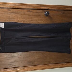 New York & Company Black Pinstripe City Stretch Pants
